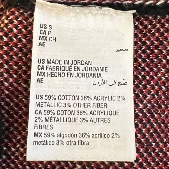 Macy's Charter Club Signature Star Pattern Jacquard Crewneck Sweater, Size Small - Picture 7 of 7